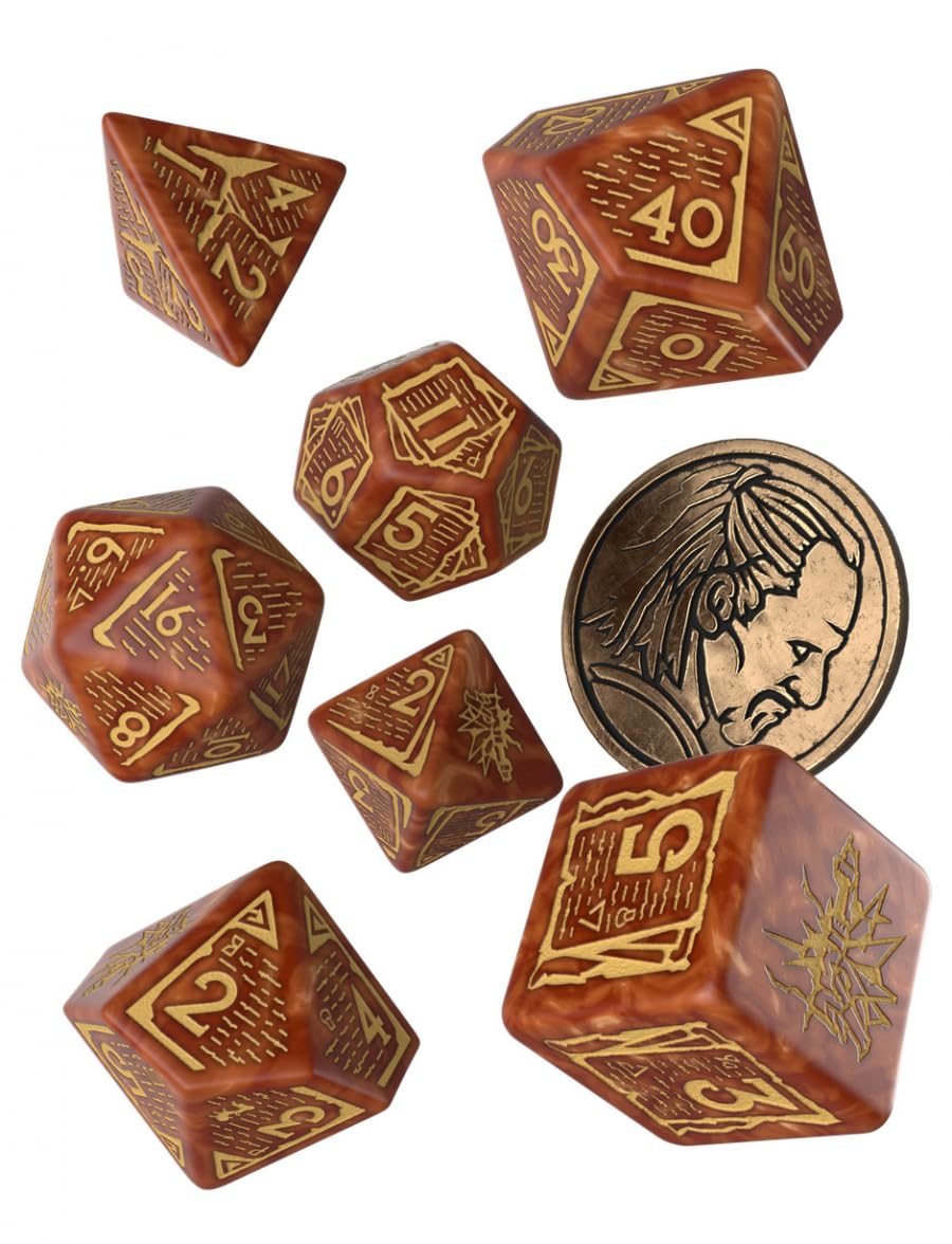 The Witcher Dice Set Vesemir - The Wise Witcher Al Mejor Precio. Compra