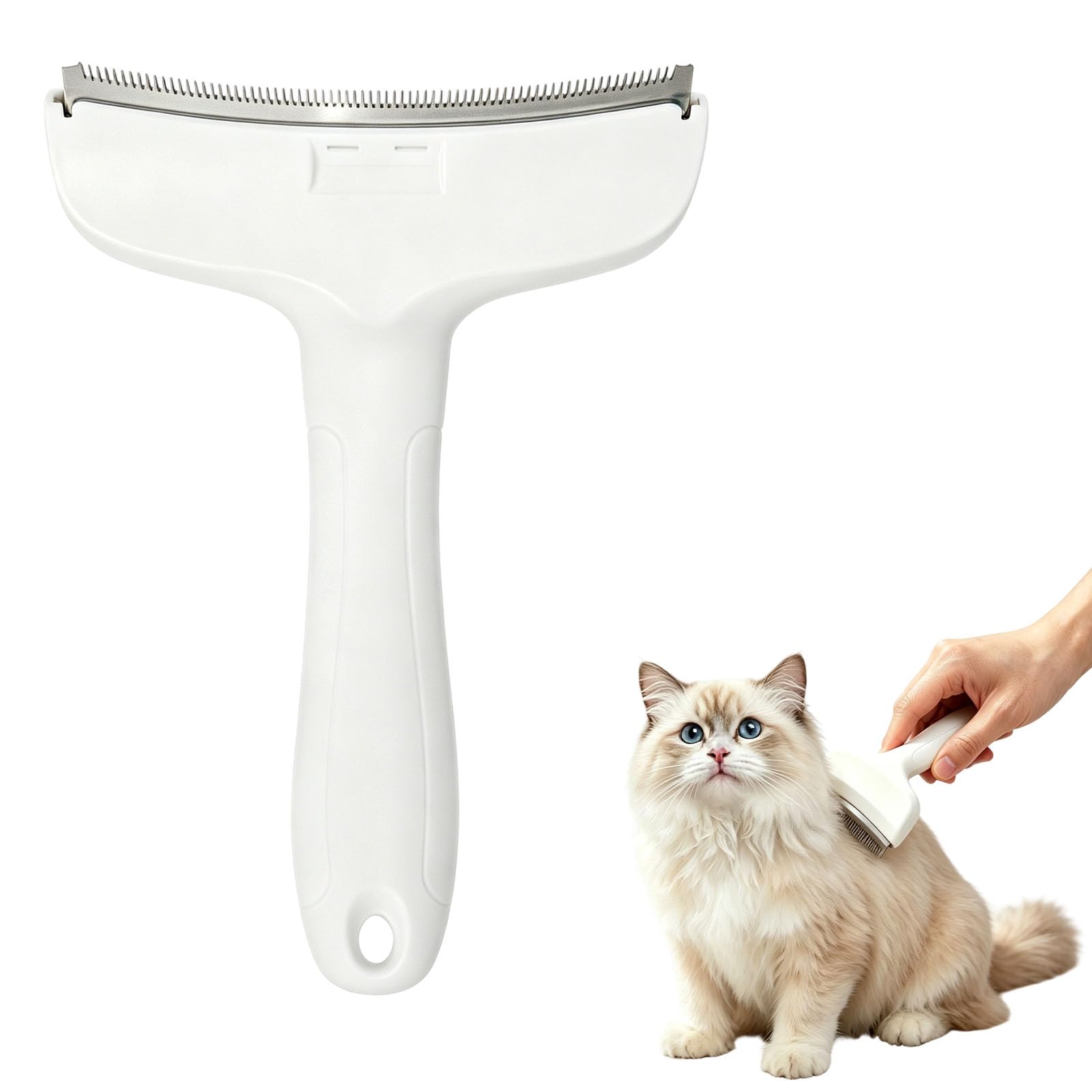 V Tooth Deshedding Comb for Cats Cat Deshedding Brush Cat Undercoat Brush