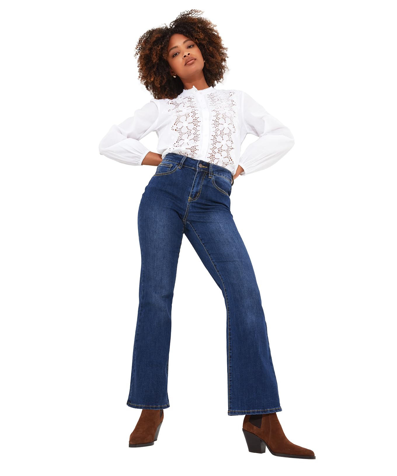 Western Bootcut Jeans Size 18 Blue   Women's