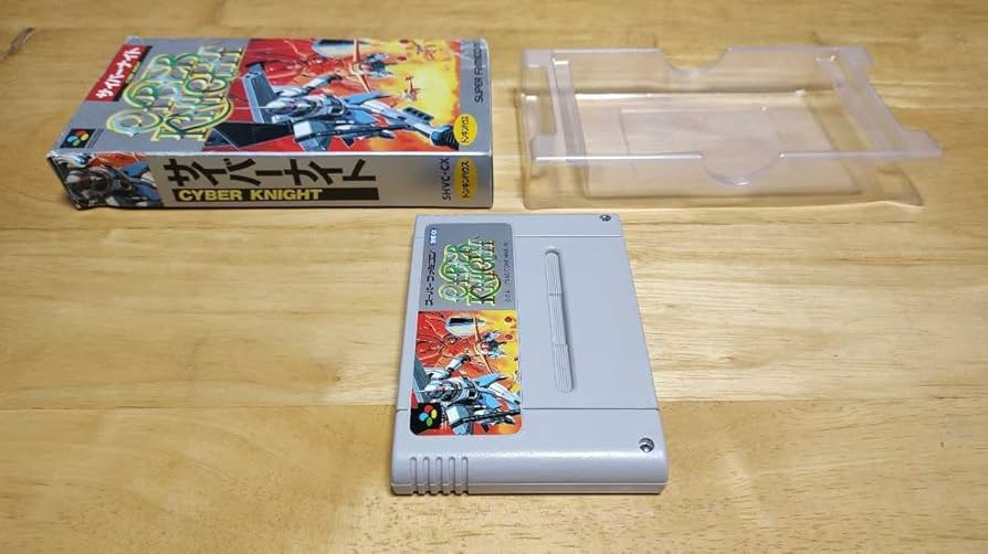 スーパーファミコン　ソフト　サイバーナイト　セット Cyber knight Super Famicom Nintendo Japan SNES games SFC
