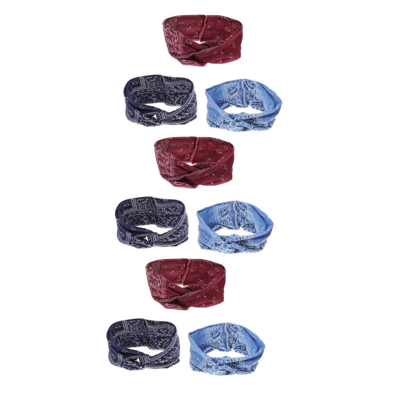 FOMIYES 3 Set Di Fasce Elastiche E Robuste Per Con Stampa Floreale in Stile Bohémien Comode Per Yoga Corsa E Sport 3 Pezzi*3