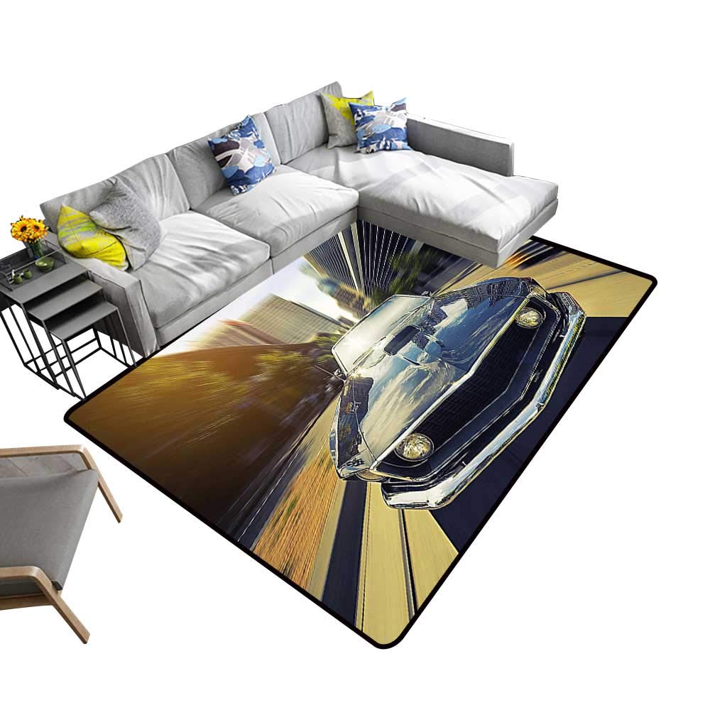 Buy Silky Smooth Bedroom Mats Car Urban Street Old Auto Town Nostalgia