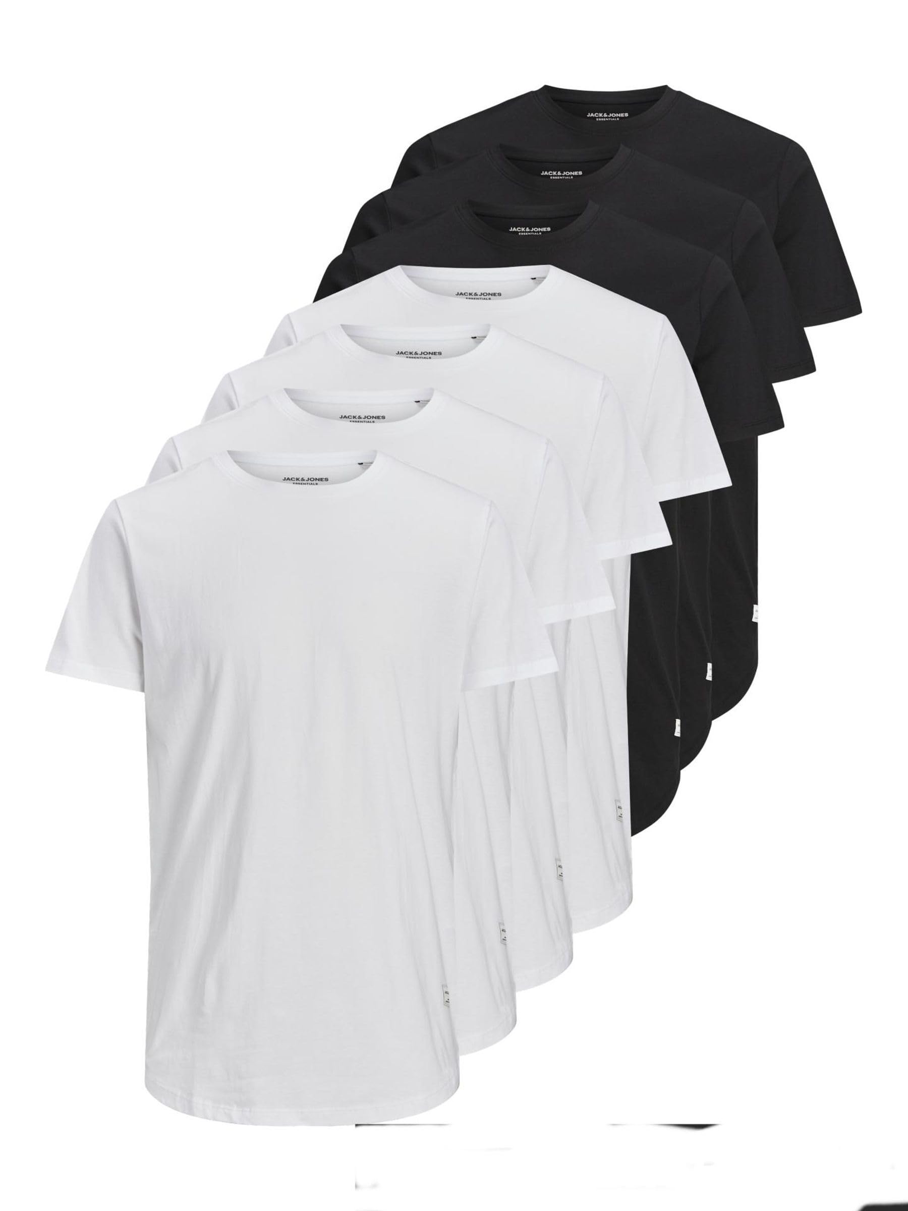 JJENOA TEE SS CREW NECK 7PK MP NOOS Tişört Erkek