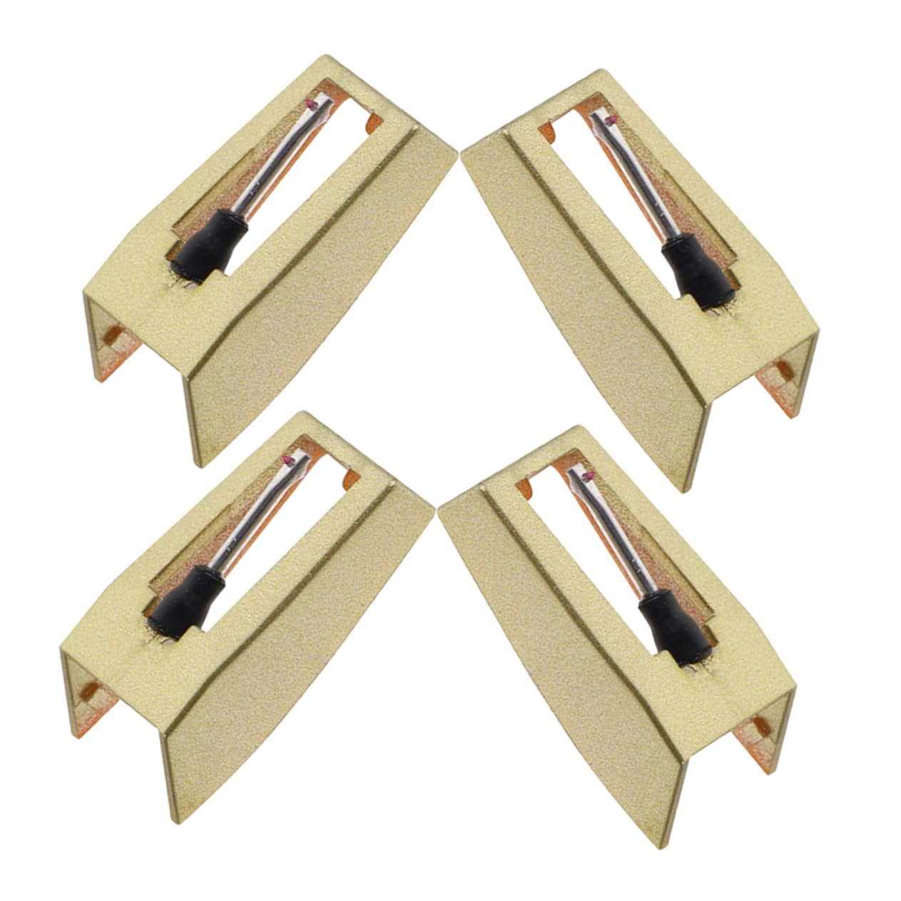 FUNOMOCYA Record Needle for Turntable 4pcs Vintage Turntable Needle Replacement for Phonograph