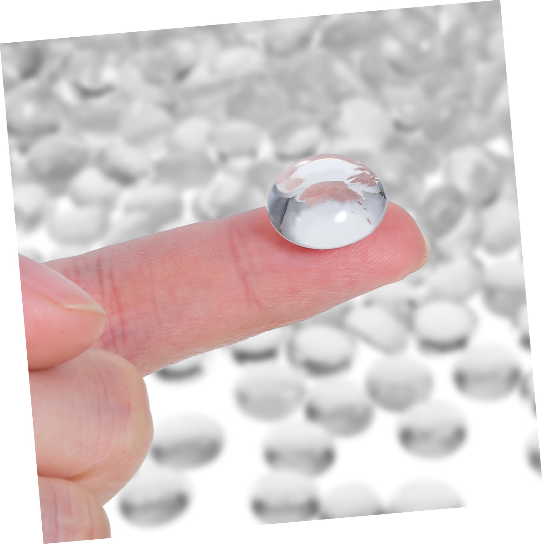 Zerodeko Décoration De Jardin Élégante - 750 Perles Remplissage De Vase Billes pour Base D'aquarium en Vrac