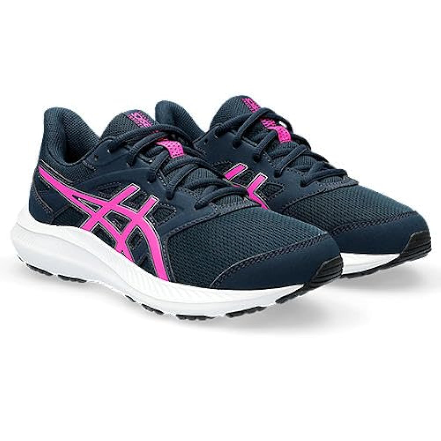 ASICS Zapatillas de Running para Niños Jolt 4 GS Rosa Azul Oscuro, Correr