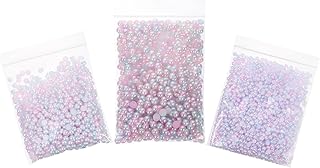 Abs Semicircle Pearl Nail Jewelry 3 Bags Flat...