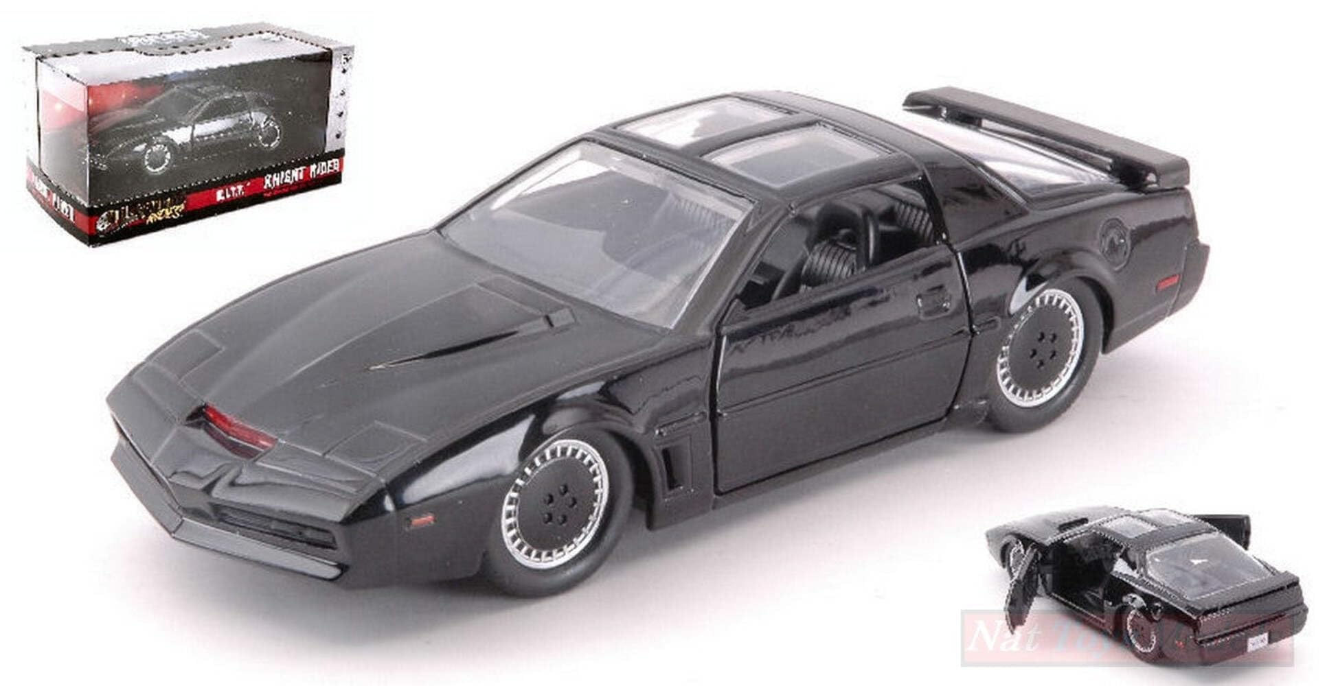 Jada Toys Scale Model Compatible with Pontiac Firebird K.I.T.T. Knight Rider cm 13 1:32 JADA99799