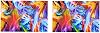 2X Rainbow Flames Hydrographic Film Water Transfer Printing Film Hydro Dip Film 50cmX100cm