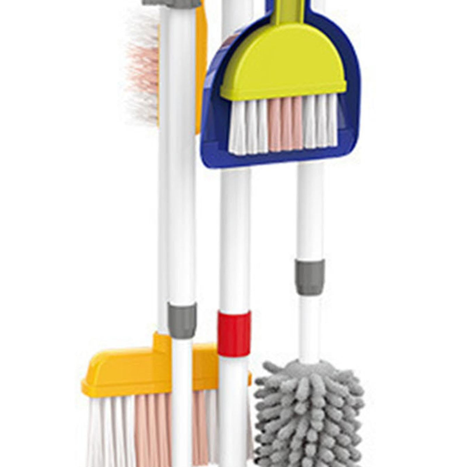 18 Pezzi Set Pulizie Giocattolo per Bambini con Scopa Paletta Spazzola Mop Attrezzi Educativi per Sviluppo Domestica Adatti a, 18 Pollici