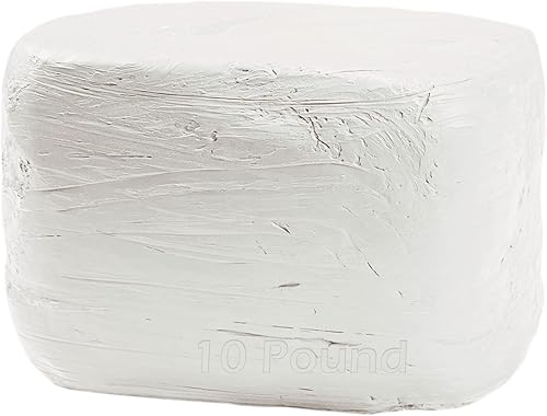 ReArt Arcilla natural seca al aire, para esculpir, lanzamiento de ruedas, construcción a mano, arcilla de modelado multiusos de 10 libras para