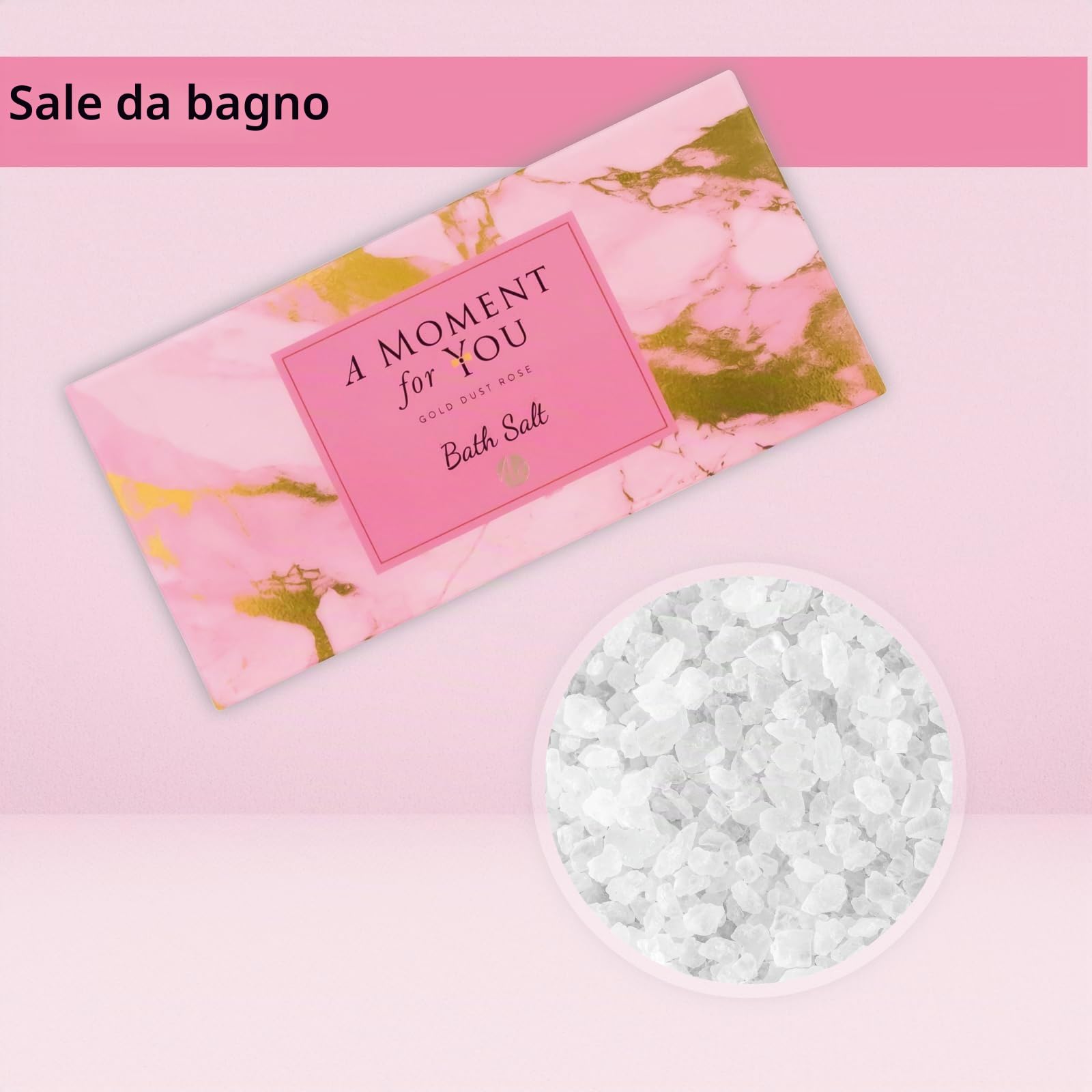 Accentra - Set regalo da donna A Moment for you – Beauty Set con bagno in schiuma, lozione per il corpo e sali da bagno in armadio decorativo in legno – Set benessere per donne e ragazze per