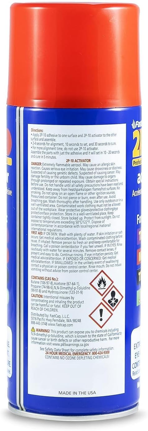 FastCap 2P-10 Professional Adhesive Activator, 2-Pack