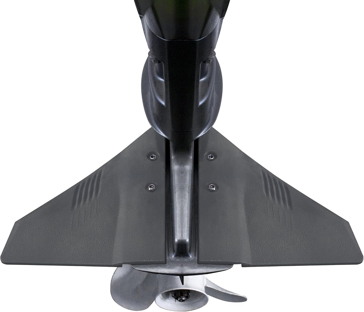 Hydrofoil Stabilizer for Outboard Motor & Sterndrive 5-150 HP Boat Marine | PA66 Plastic Black Hydrofoil Stabilizer Fits Yamaha Mercury Honda Suzuki Tohatsu Evinrude OMC Improves Handling Reduces Drag