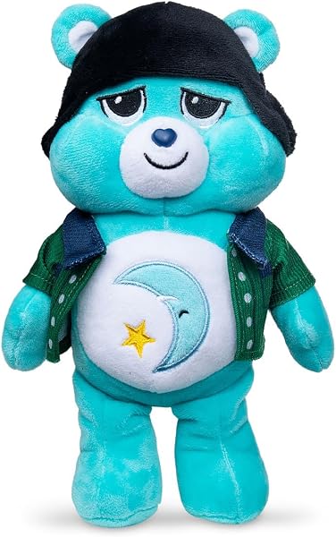 Basic Fun Care Bears x Stranger Things Bedtime Bear en Mike – Peluche 22 cm – Édition Limitée – Cadeau pour Fans de Stranger Things - 3
