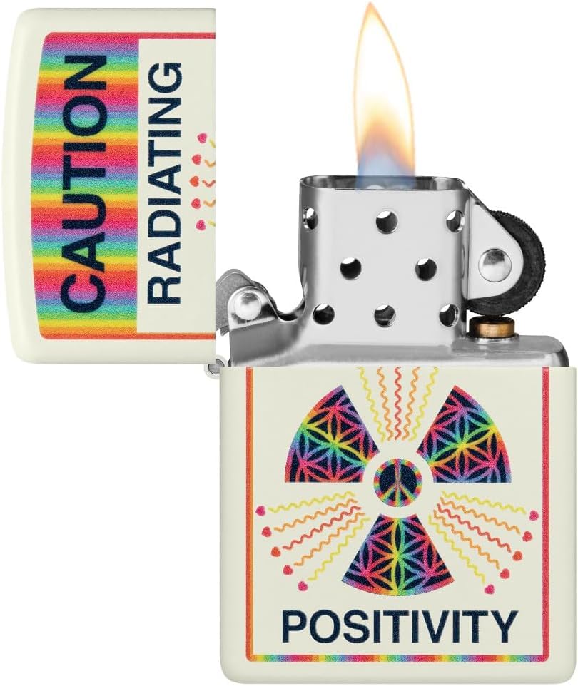 Encendedor Zippo con mensaje personalizado y diseño luminoso miniatura 4