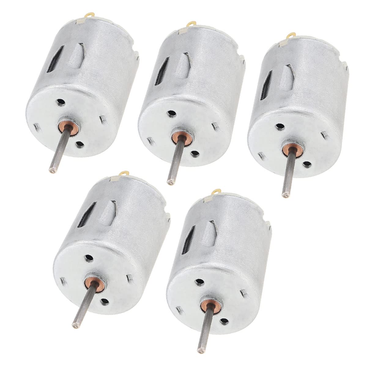 ChgImposs 5PCS R280 DC Motor 12-24V 24000RPM High Speed Micro Motor for DIY Toys Mini Fans Juicer Water Pump Beauty Instrument