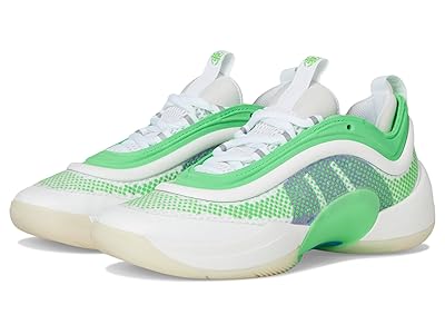 adidas Kids D.O.N. Issue 6 Basketball Shoes (Big Kid) Kids Shoes White/Screaming Green/Lucid Blue