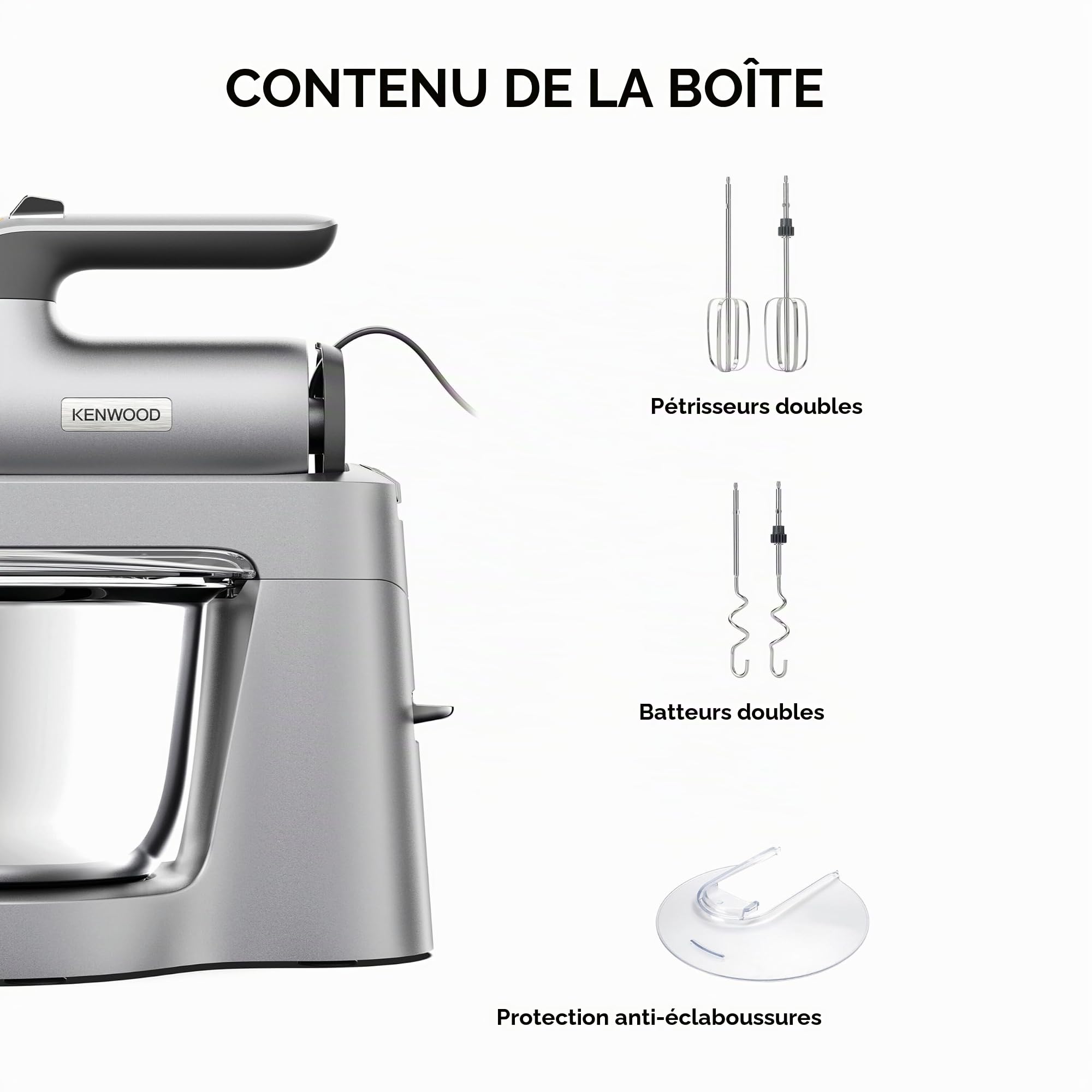 Batteur HMP54.000SI Batteur Chefette, Argent