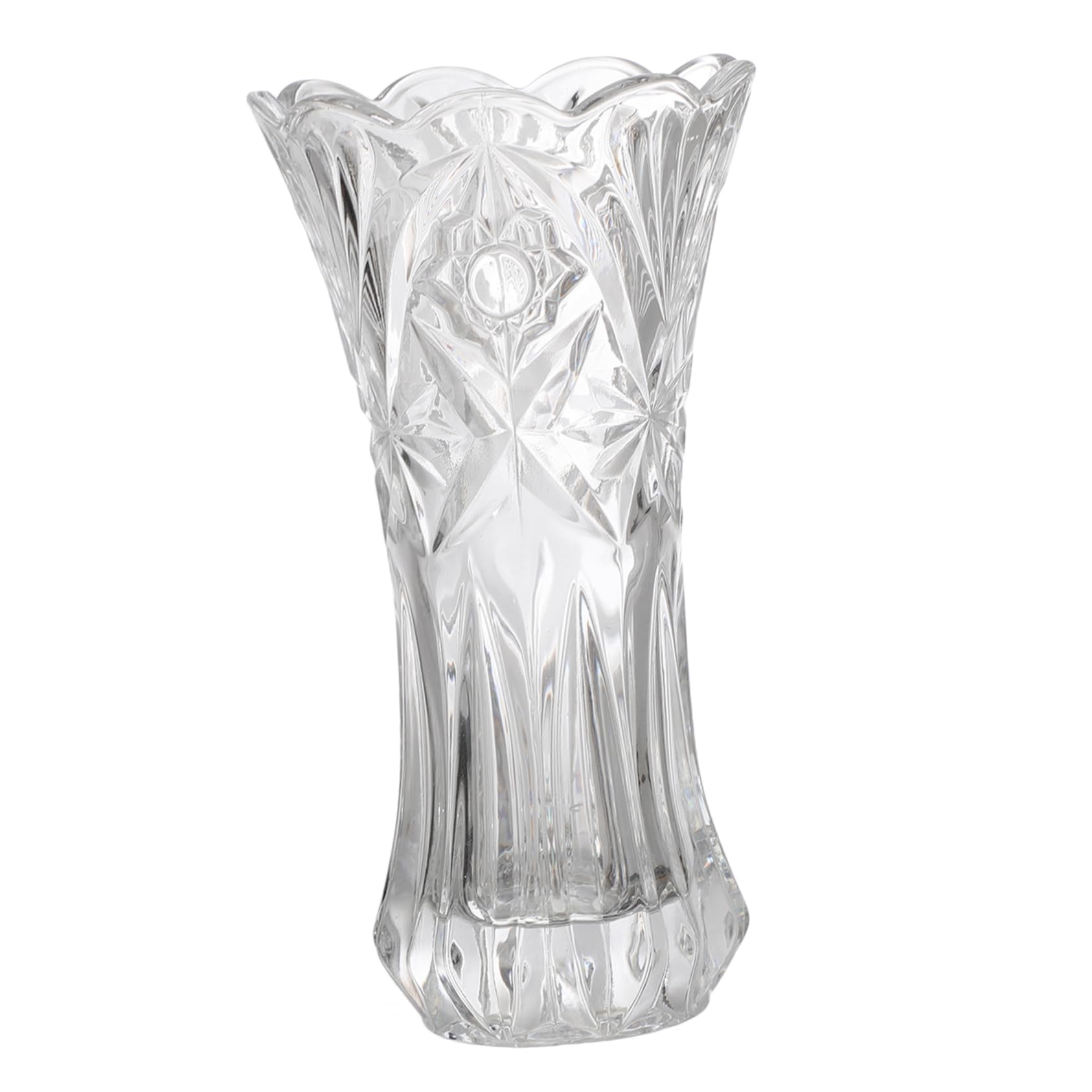 Vase décoratif fonctionnel MAGICLULU en verre épuré pour plantes vertes