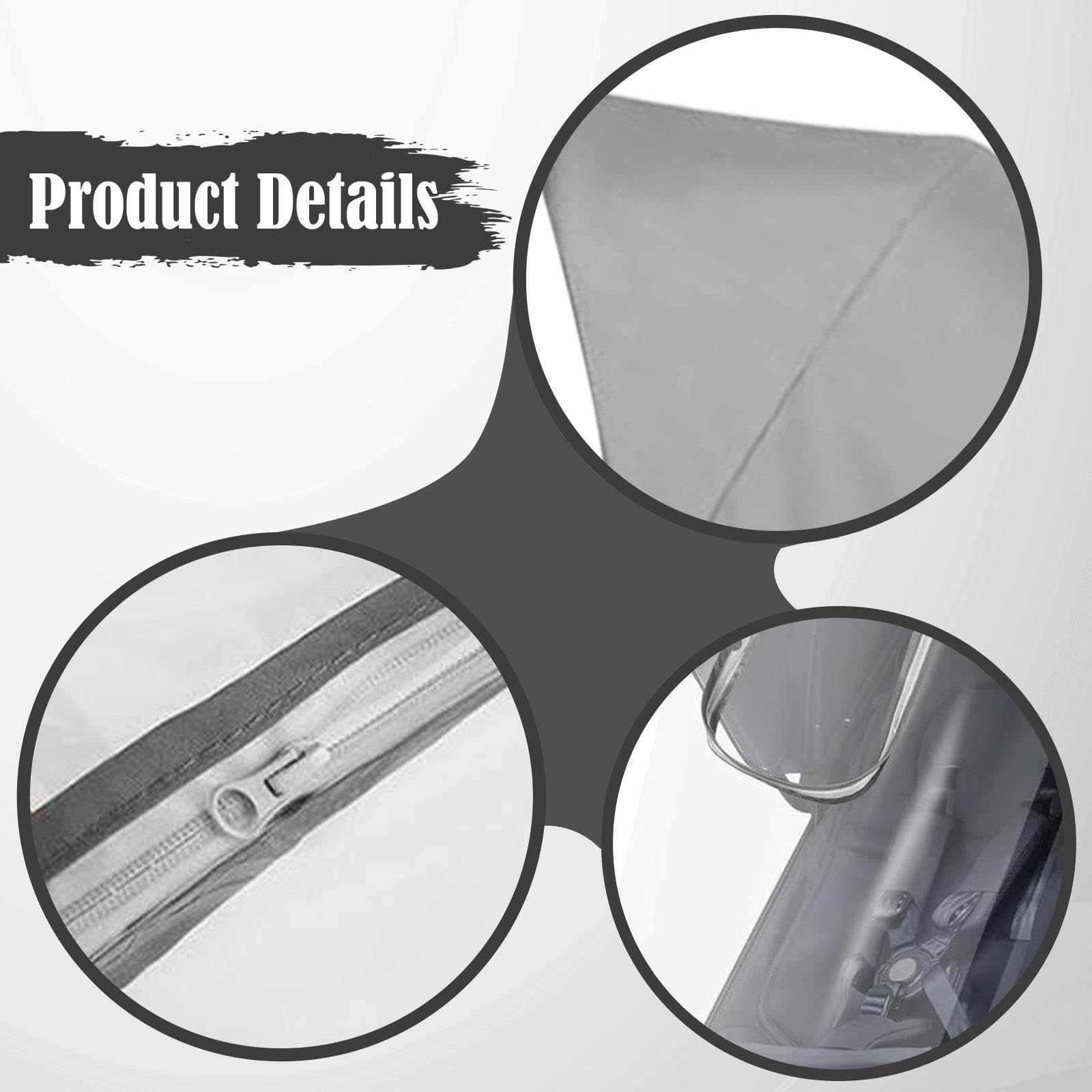 Raincover Copertura Impermeabile per Passeggino Accessorio Protettivo con Finestra Trasparente Materiale PVC Adatto per Escursioni