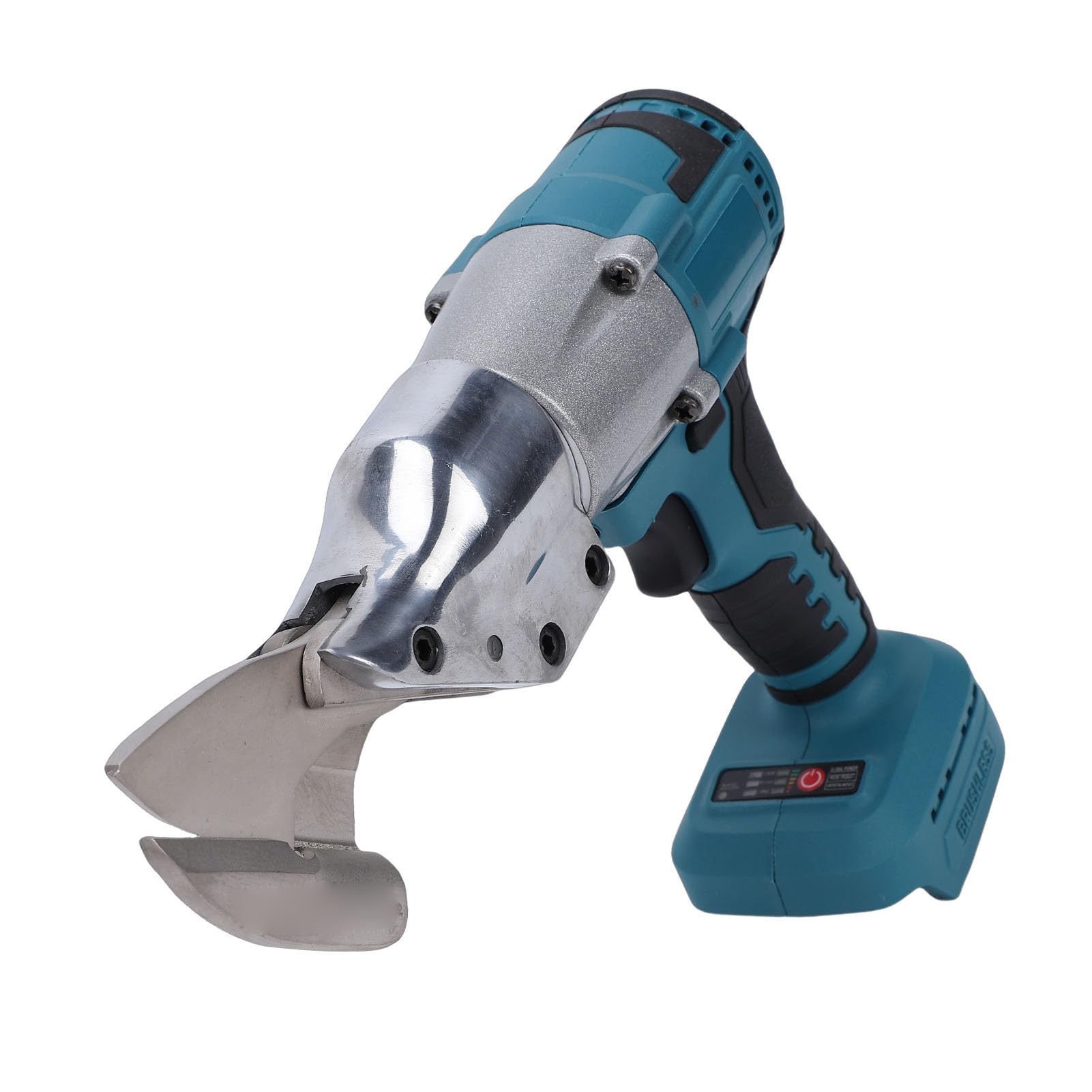 Ejoyous Tijeras de Metal Inalámbricas, Cuchillas de Acero Inoxidable, Cabezal Giratorio de 360 ​​Grados, Velocidad Ajustable para Cortar PVC y Metal para Bricolaje y Uso Profesional (#2)