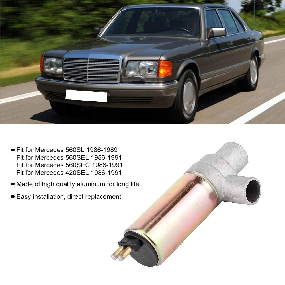 Aramox Regulator powietrza biegu jałowego, zawór kontroli powietrza biegu jałowego, zawór kontroli prędkości biegu jałowego powietrza silnik 0001411625 Pasuje do 560SEL 1986-1991