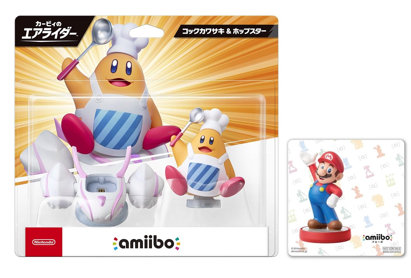 Amazon.co.jp: amiibo コックカワサキ&ホップスター（カービィのエア