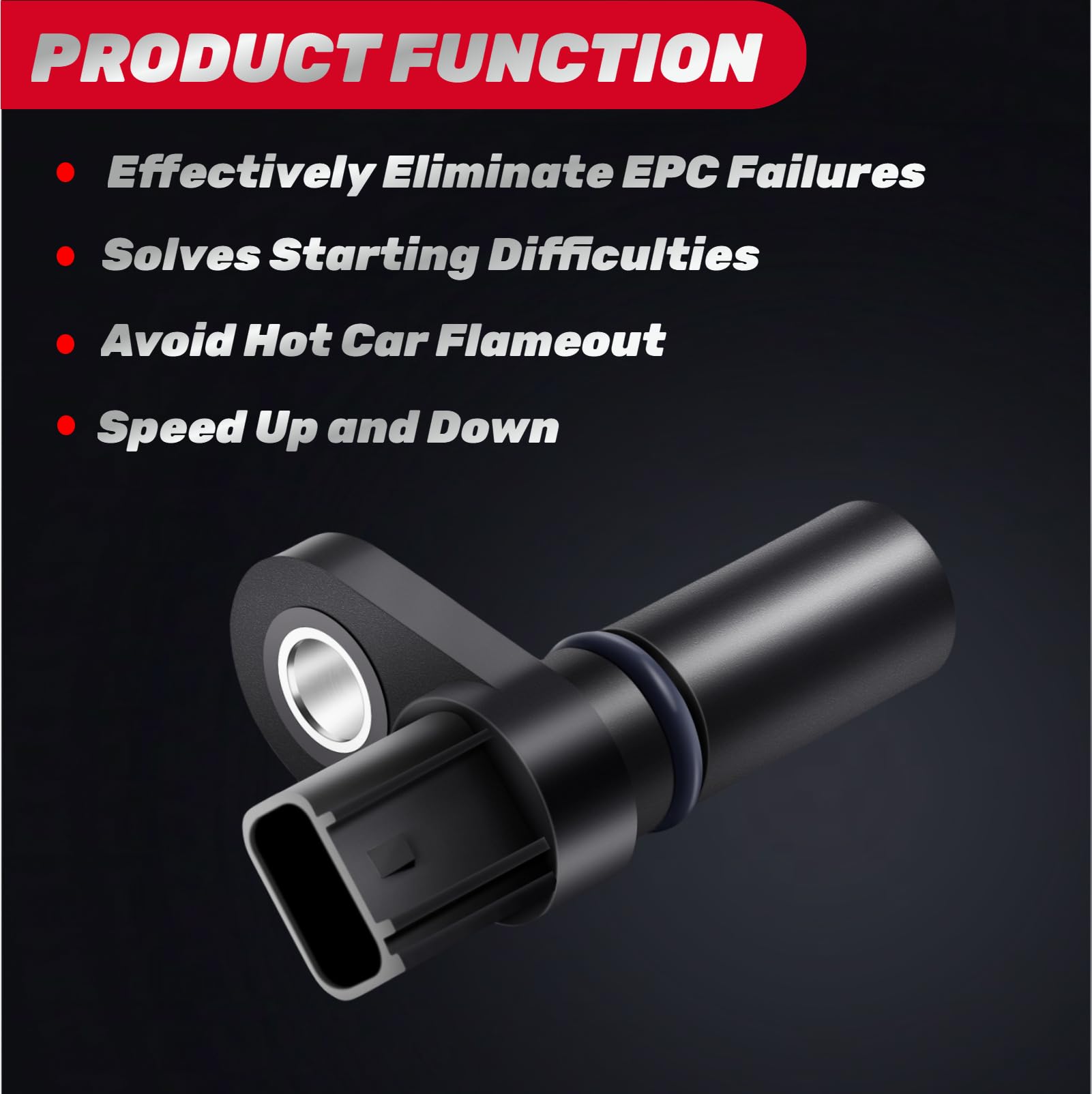 EPSIRMP 1W7Z-6B288-AB 2pcs Motorcraft DU70 Engine Camshaft Position Sensor Compatible With Ford Crown Victoria E-150 E-250 E-350 F-150 F-250 F-350 Mustang Tempo Lincoln Mark VIII Navigator - Foto 3