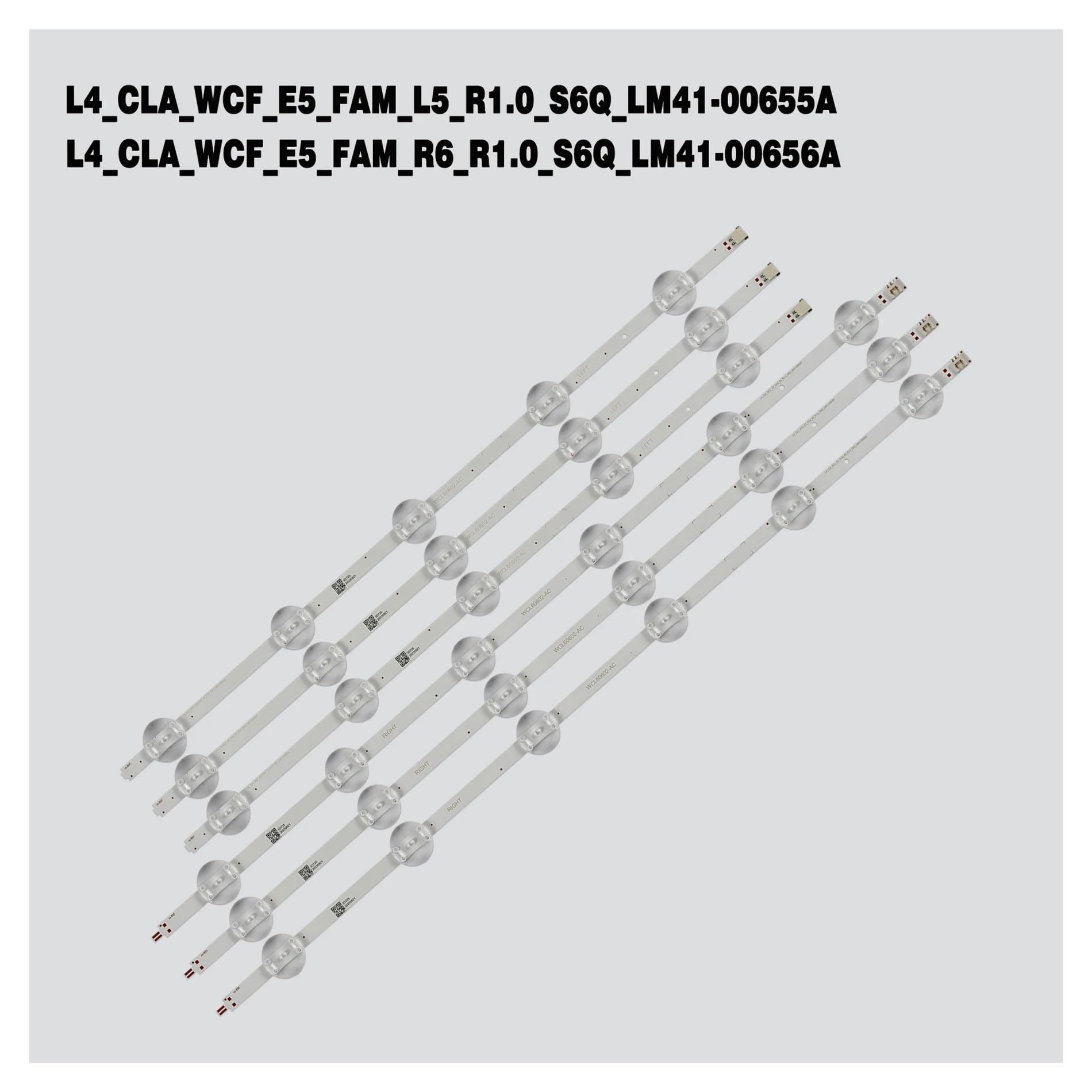6 Teile/satz Led-hintergrundbeleuchtung streifen for 55VLX7850 55GUB8962 55GCU7900 55GCU7800 55GDU7900 55GDU7810 55GDU7800 55GCU7905 55GCU7855 55GDU7905 LED Streifen