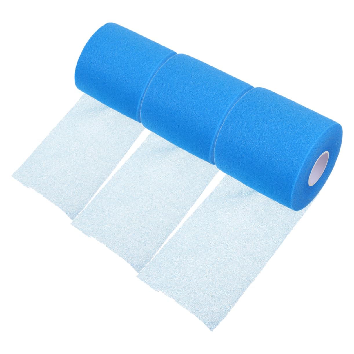 Kisangel Tragbares Athletentape Schneidbares Sporttape Sport-armbänder Atmungsaktives Sporttape Sportband Gelenkschutzbandagen Sport-vorband Fußballband Schwamm Blue