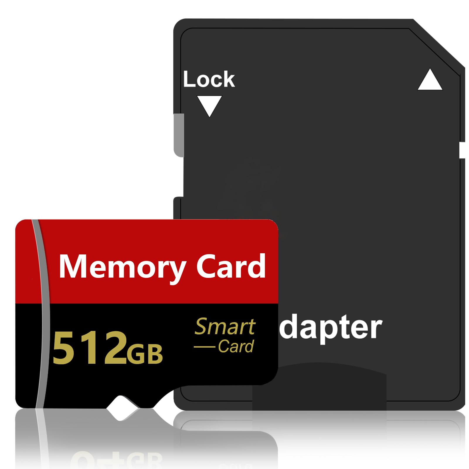 Carte SD 512 Go Grande Capacité Carte Mémoire 512 Go Carte SD Mini Portable Carte Mémoire pour Smartphone, Drone, Appareil photo, Tablette
