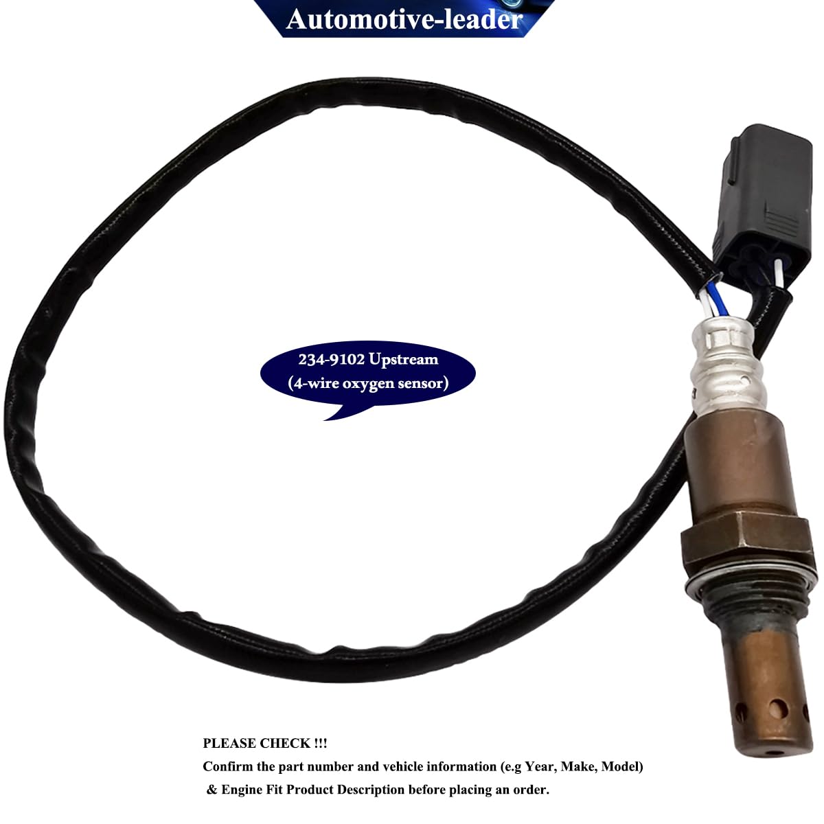 2Pcs 234-9102 234-4349 Upstream Air Fuel Ratio Downstream Oxygen O2 Sensor Replacement for Mazda RX-8 R2 1.3L 2004 2005 2006 2007 2008 N3H2188G1B N3H3188G1A 13772