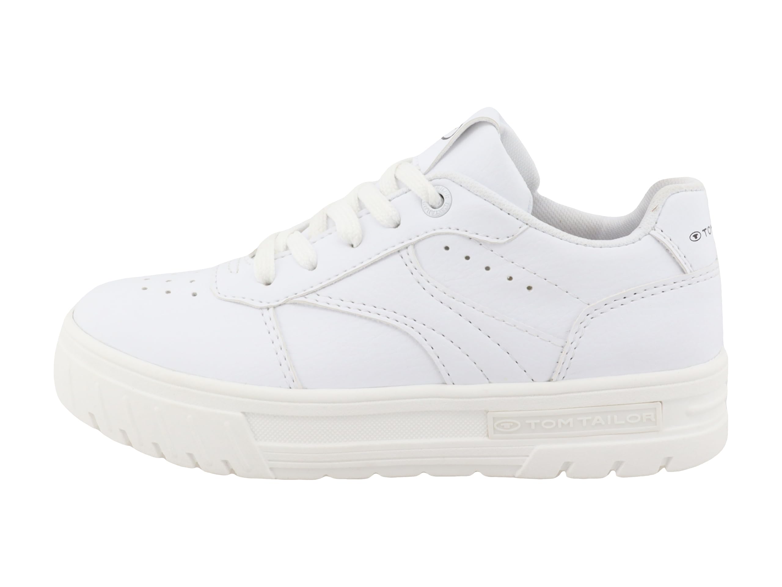 TOM TAILOR 7470040001 Trainers, White, 36 EU, White, 3 UK