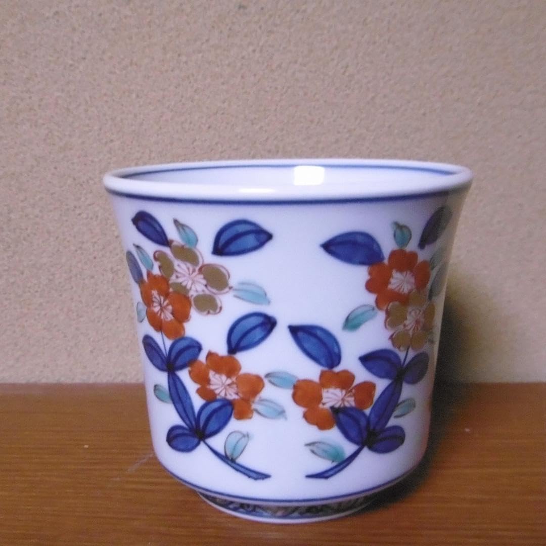 Amazon | 有田焼 源右衛門窯 伊万里風桜図 湯呑 5客共箱 | ノー
