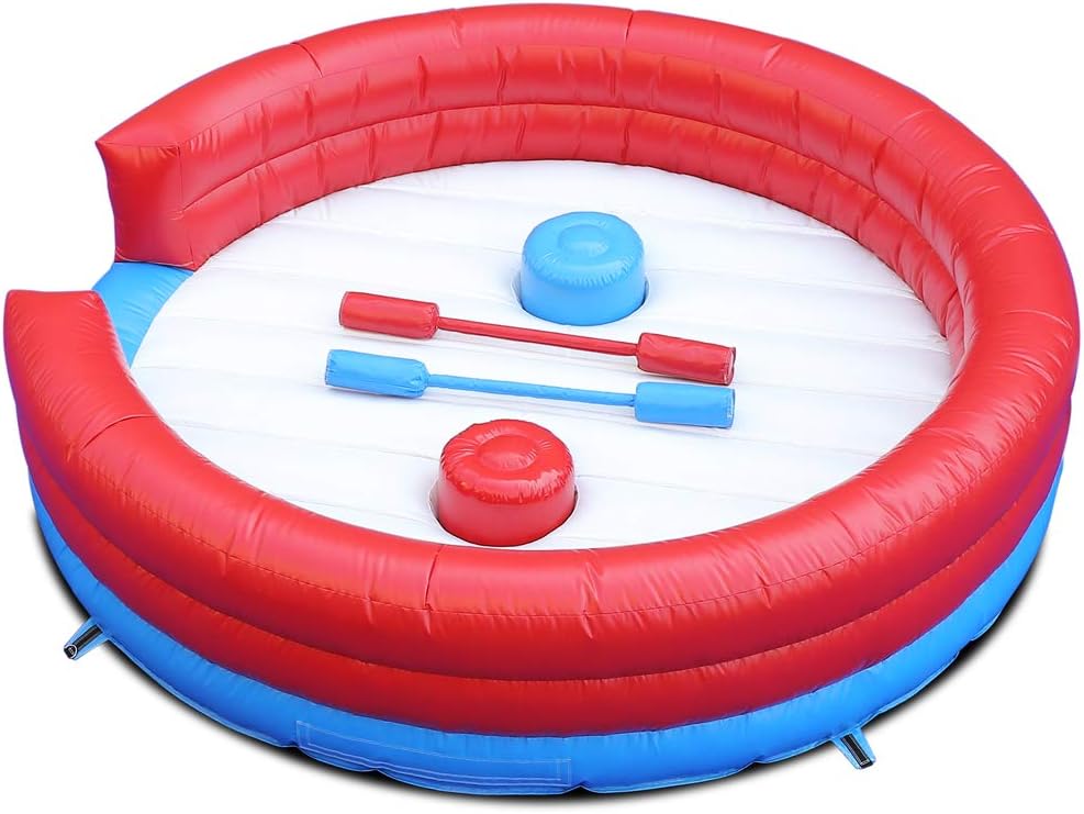 SAYOK Inflatable Joust Arena (13.12x13.12x3ft) Jousting Gladiator with Combat