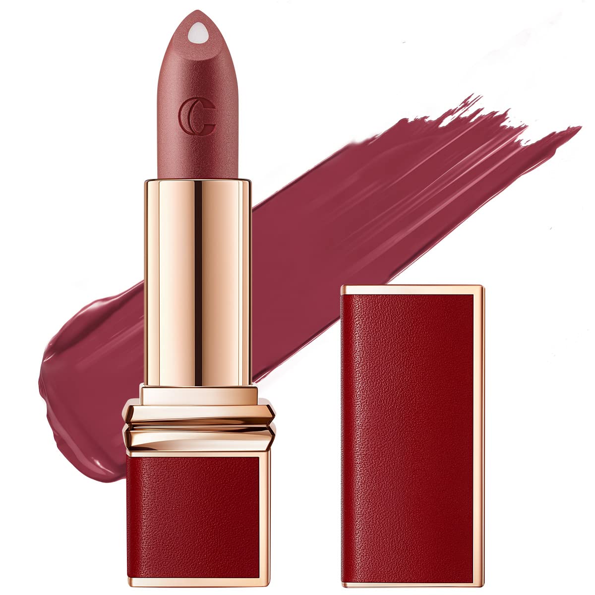 CARSLAN Dual Core Silk Satin Lipstick, Innovative Super-Hydrating Richly Pigmented Lip Color Long Lasting Lip Makeup for Women, 09 Rose Pink