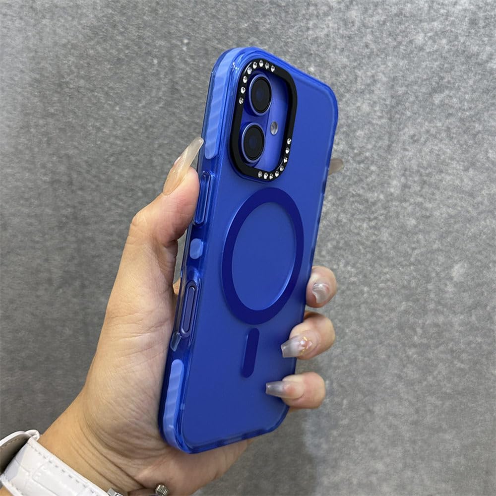 Coque charge sans fil pour iPhone 16 Pro Max givrée et antichoc - 5