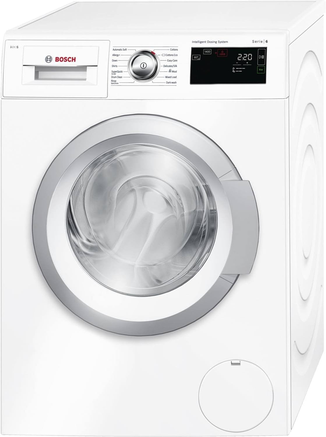 Bosch i-DOS WAT28660GB A+++-30% 8kg 1400 Spin 19 Programmes Washing Machine in White [Energy Class A+++]