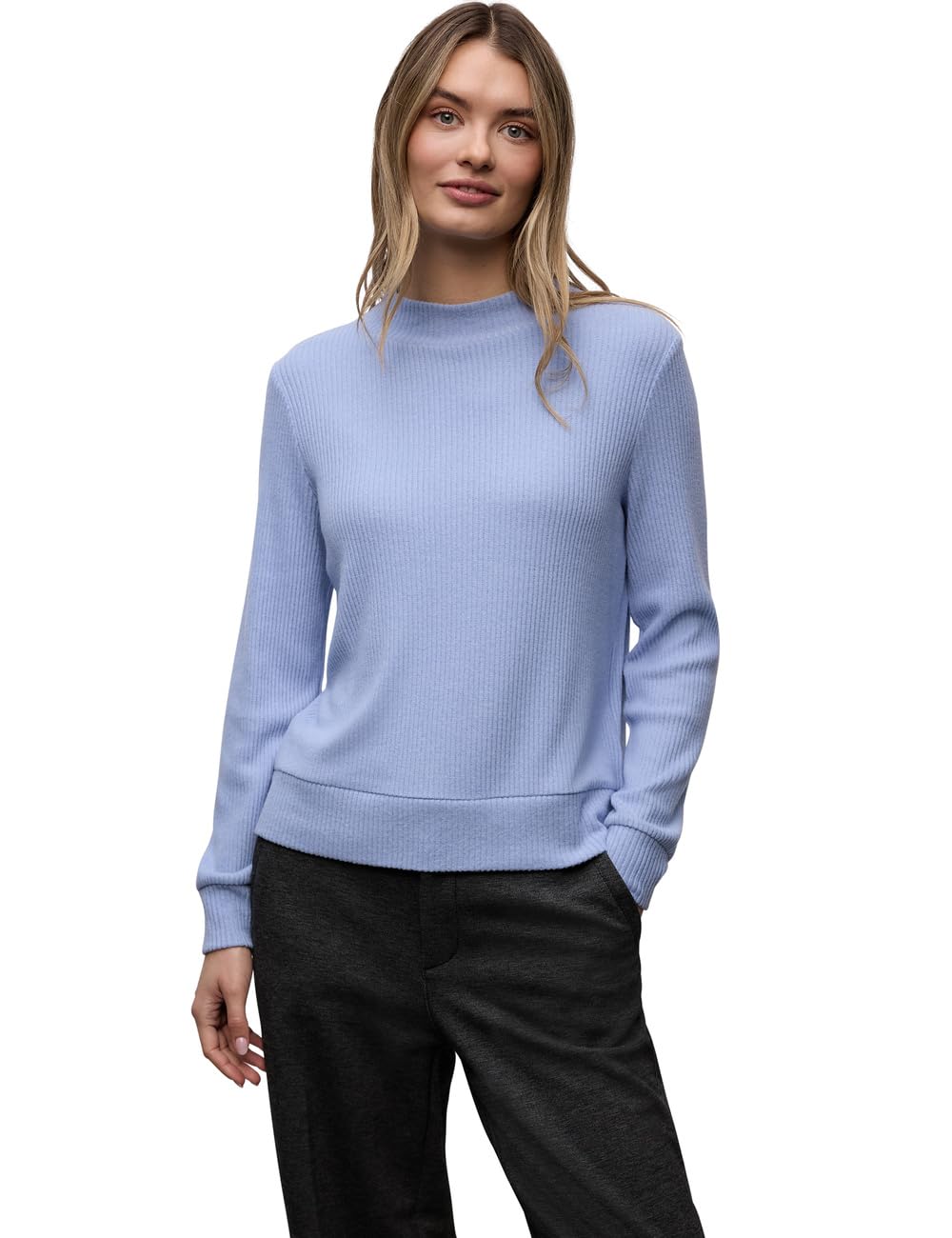 Damen Softes Turtleneck Shirt