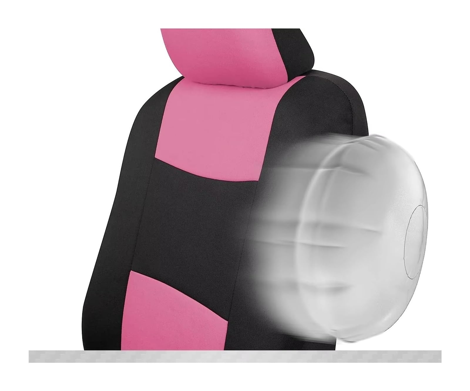 Coprisedile Auto Set Di Coprisedili Universali Per Auto Con Coprivolante, 2 Protezioni Per Le Spalle, Sedile Posteriore Divisibile Coprisedili(Purple)