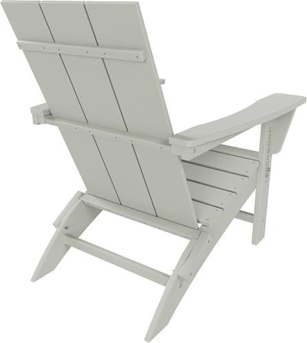 Miniatura 5 de WO Home Furniture - Silla Adirondack plegable de polietileno de alta densidad para todo tipo de clima, resistente a los rayos UV y a la