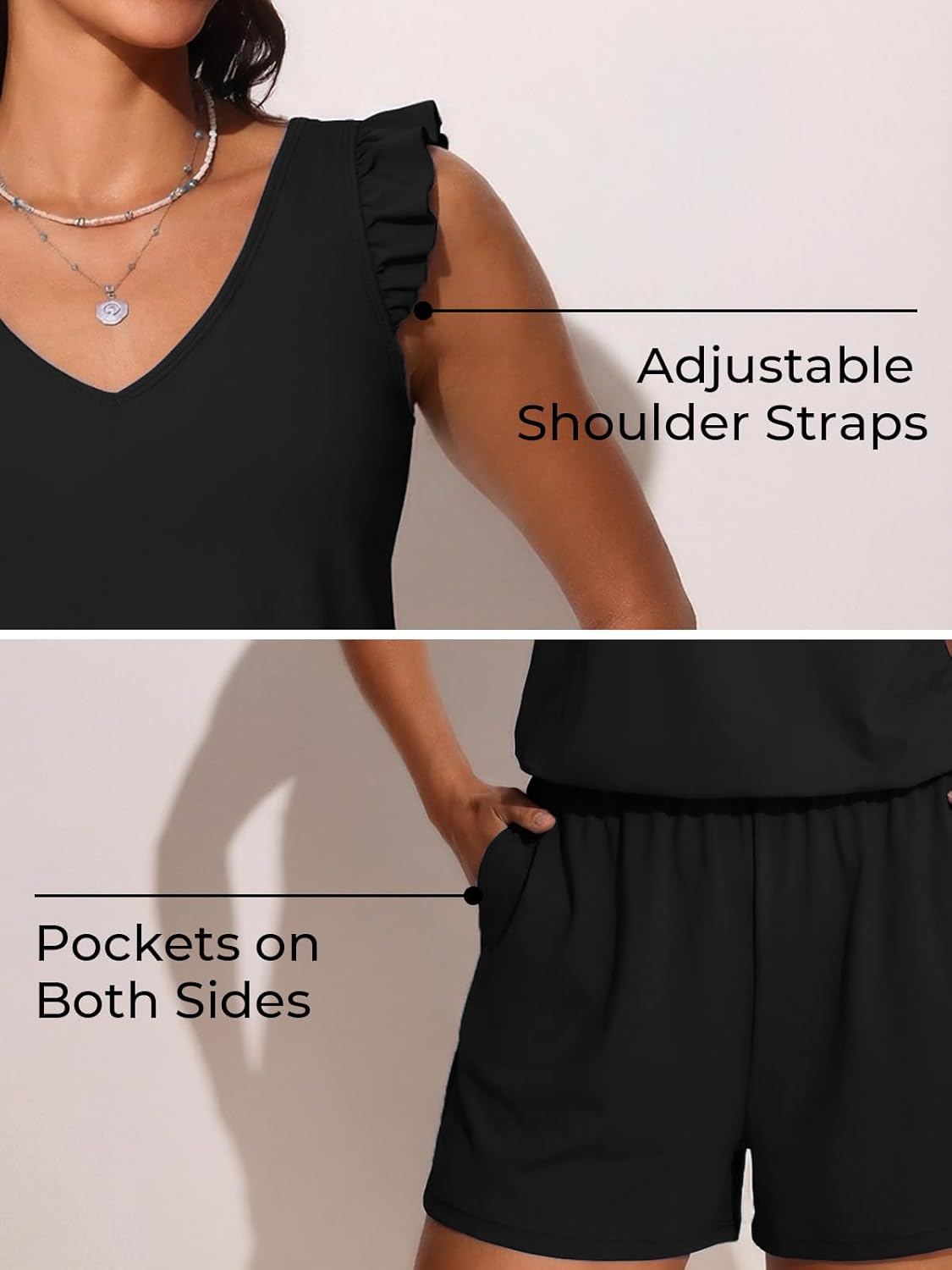 Summer Mae Ruffle Swim Romper One Piece Swimsuit Women Modest High-Back Bathing Suit with Pockets 2026 Swimwear - Image 5