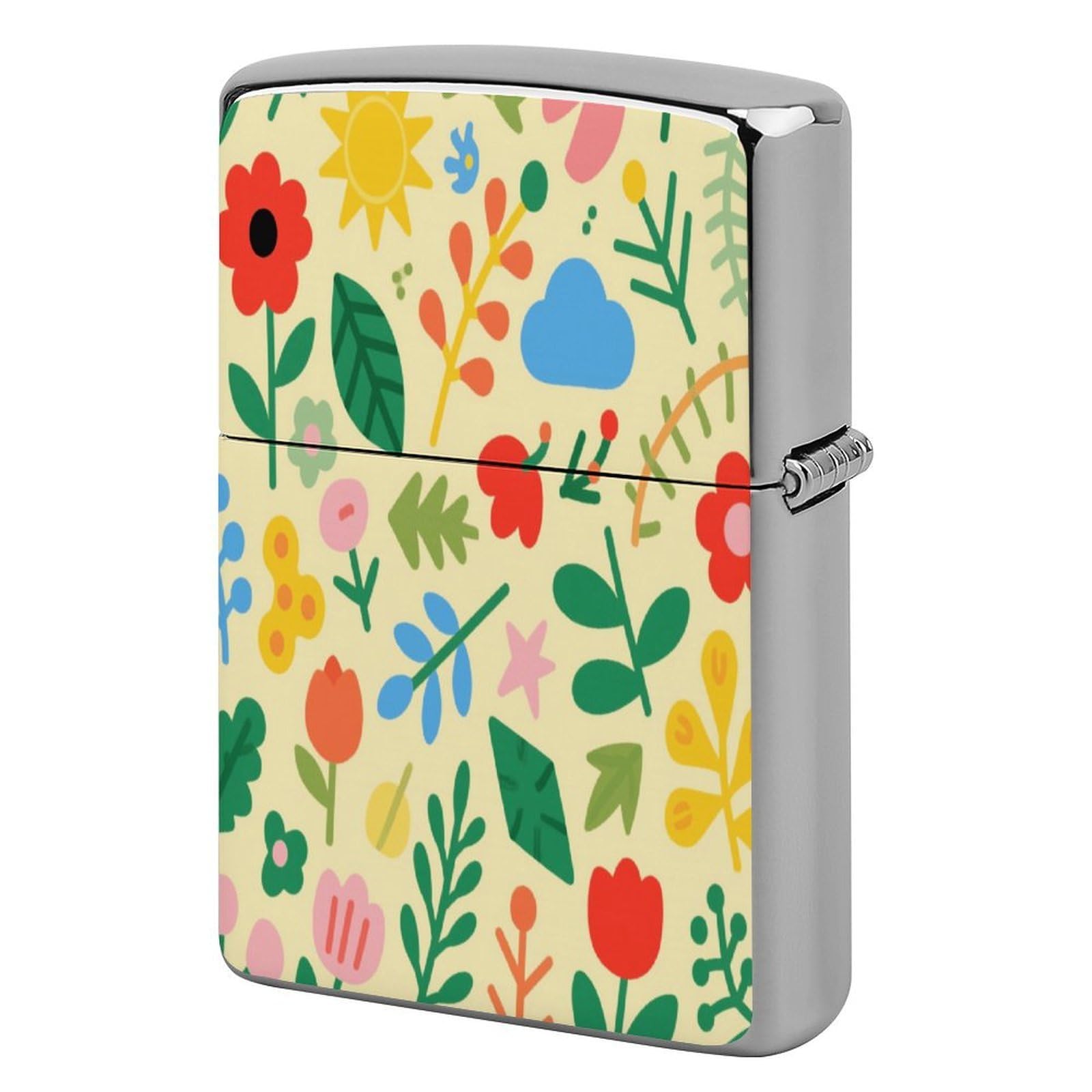 Fekiloot Style Irregular Pattern Lighter Case Cover Metal Lighter Case