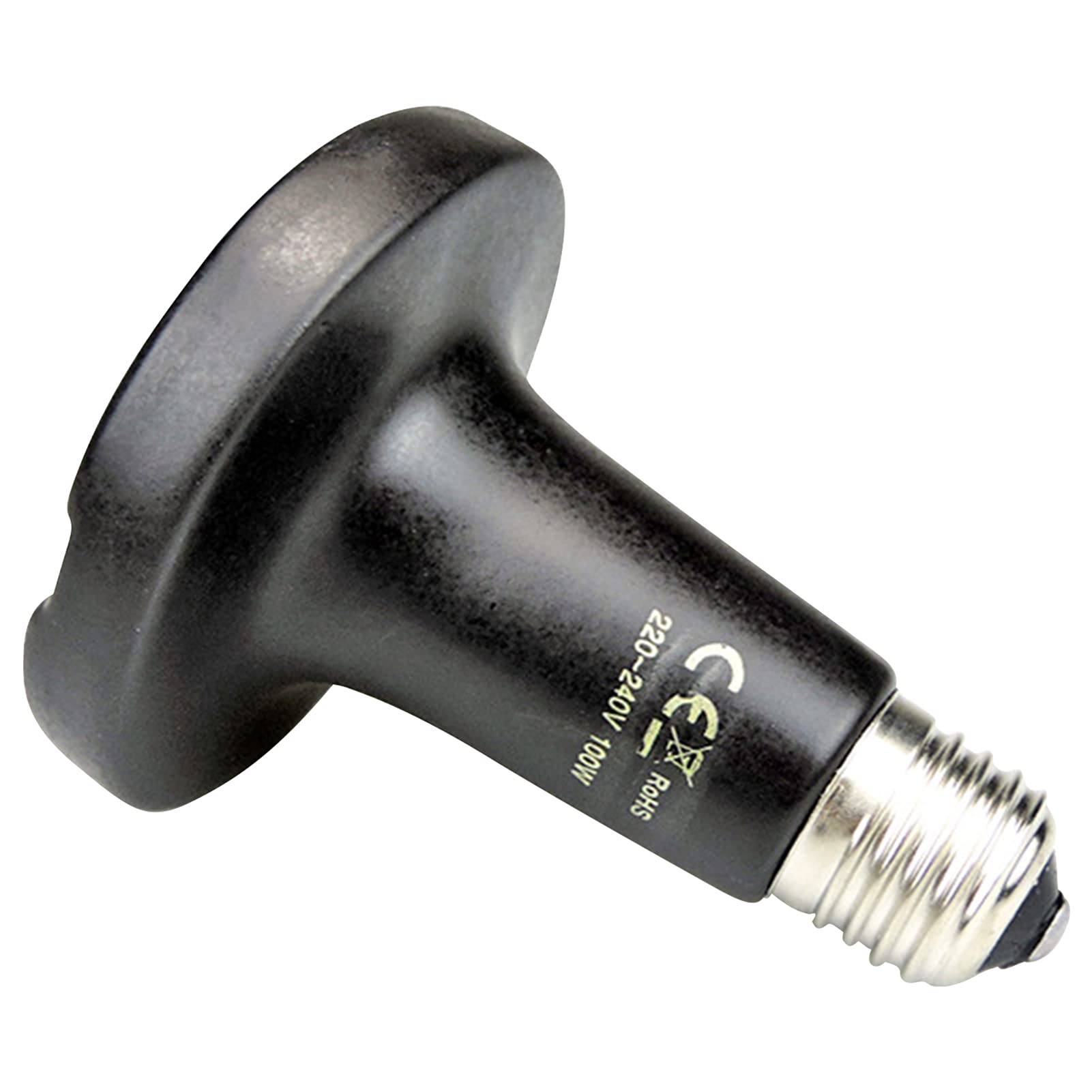 Weisy 50W Reptile Heat Lamp Ceramic Infrared Heat Emitter Brooder Coop Lizard Aquarium Snake Pet Infrared Non-Light Lamp Bulb