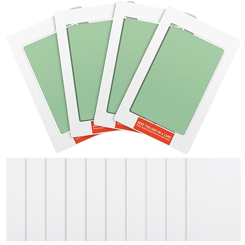 Outus Clean Touch - Almohadilla de tinta para bebé recién nacido, huella de mano y huella de mascotas, sin tinta, sello de manos y pies (verde, 4.9