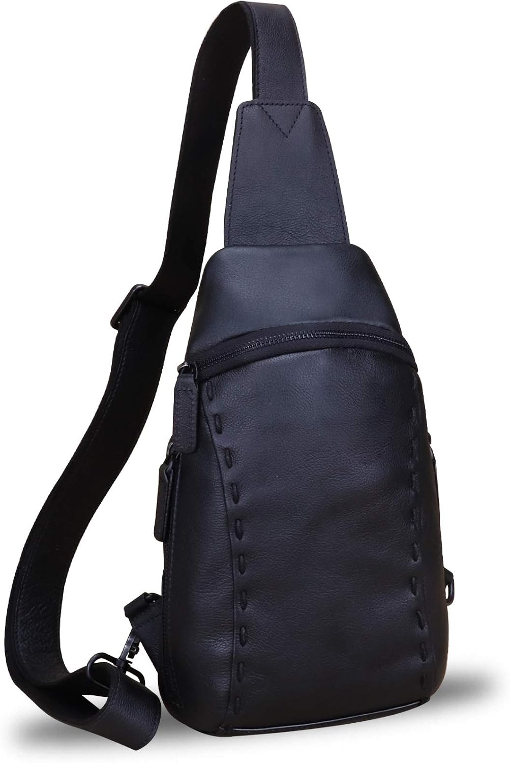 LRTO Genuine Leather Silng Bag for Women and Men Vintage Real Leather Sling Backpack Shoulder Crossbody Bag Chest Purse | Silng Bag, Vintage, Chest Purse