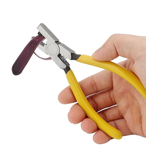 Alicates perforadores de cuero para cinturón de reloj, alicates perforadores de agujero redondo, correa de zapato universal de 0.079 pulgadas,