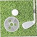 Happyyami 2pcs Golf Putting Cup Plastic Golf Hole Cup for Backyard Practice Lightweight Portable Golfing Accessories for Putting Training
