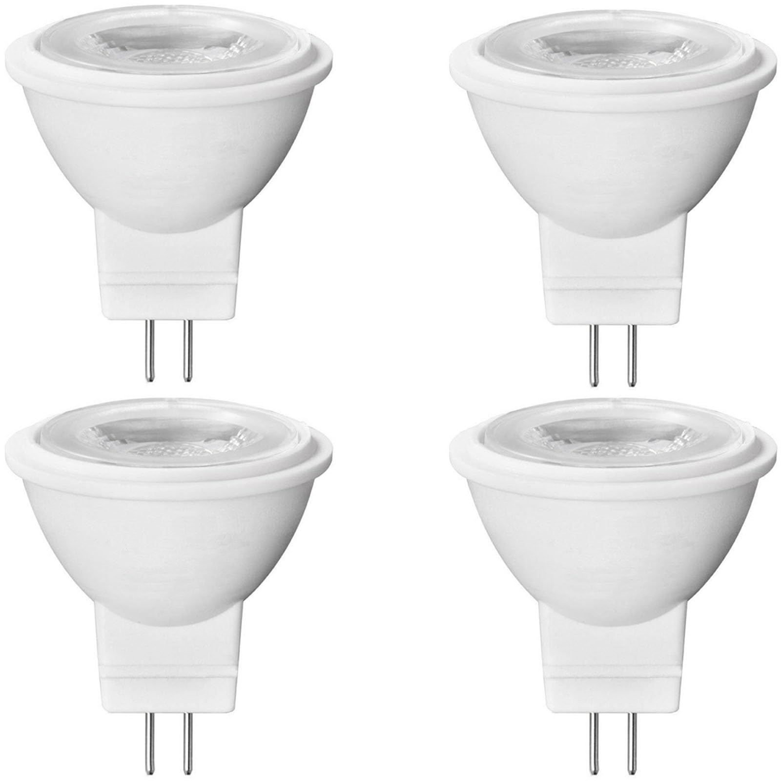 żarówka， Żarówki LED GU10 3W MR11, równoważne 30W, opakowanie 4 szt, 300(Cool White)